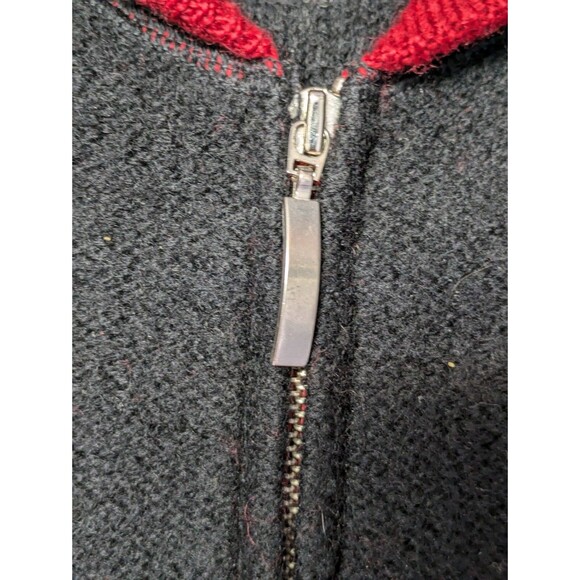 Vintage Lands End Full Zip Wool Striped Cardigan Sweater Womens Size 18 - Picture 4 of 12